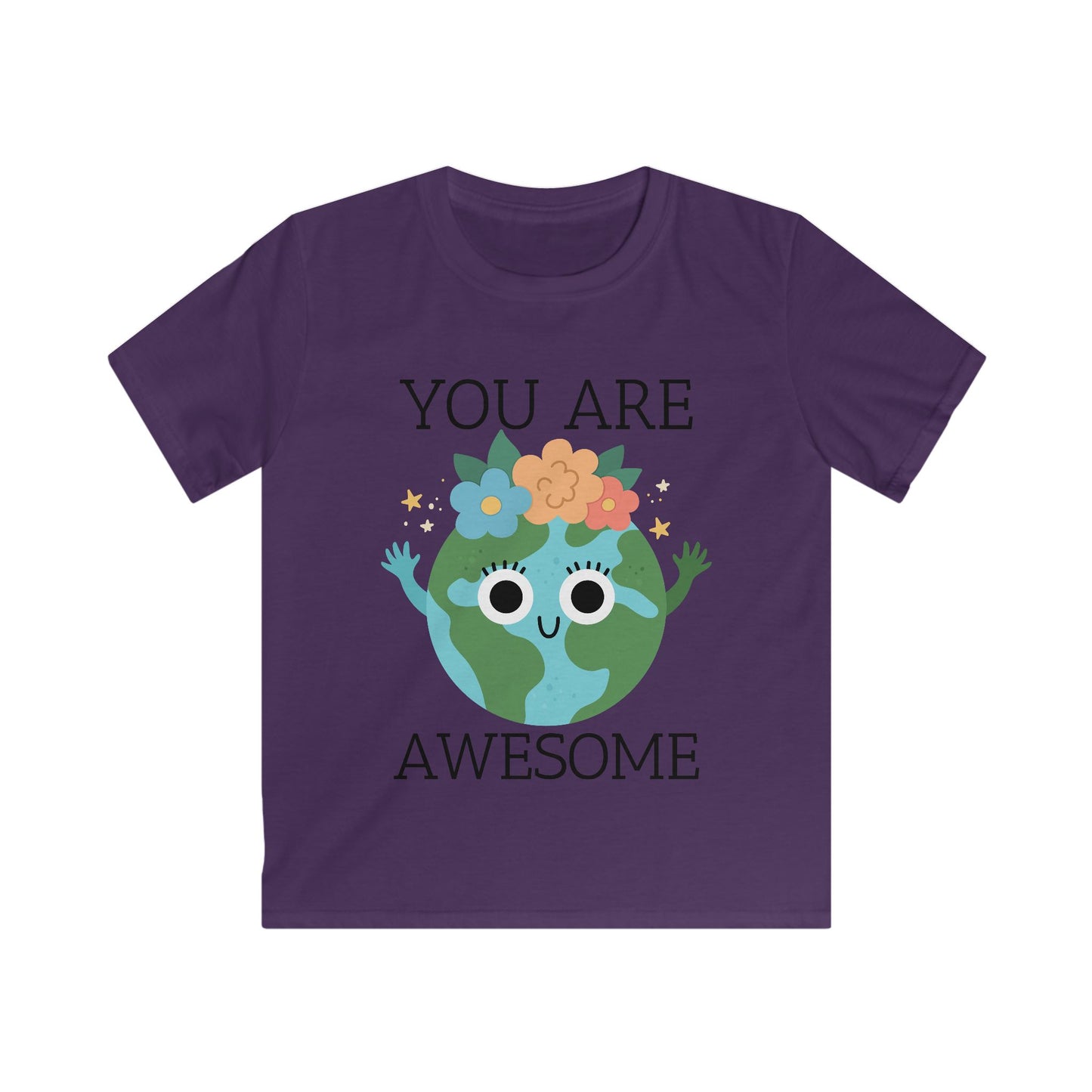 Kids Earth Day Tee - You Are Awesome, Eco-Friendly Kids Shirt, Positive Affirmation T-Shirt, Nature Lover Gift, Birthday Gift