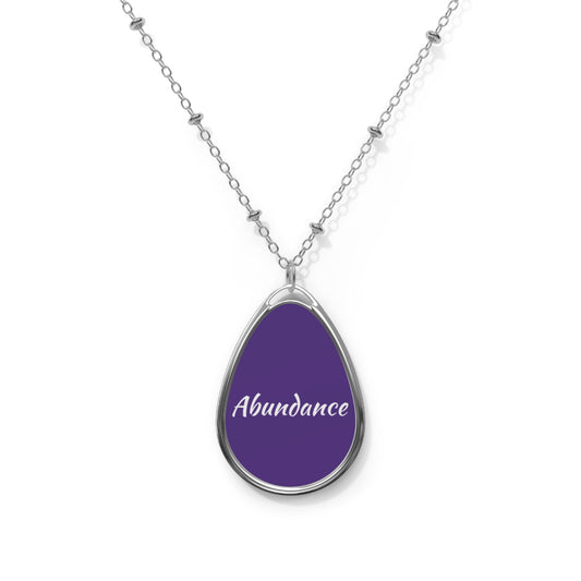 Abundance Oval Necklace - Elegant Gift for Her, Meaningful Jewelry, Inspirational Accessory, Perfect for Celebrations, Birthdays, and [...]