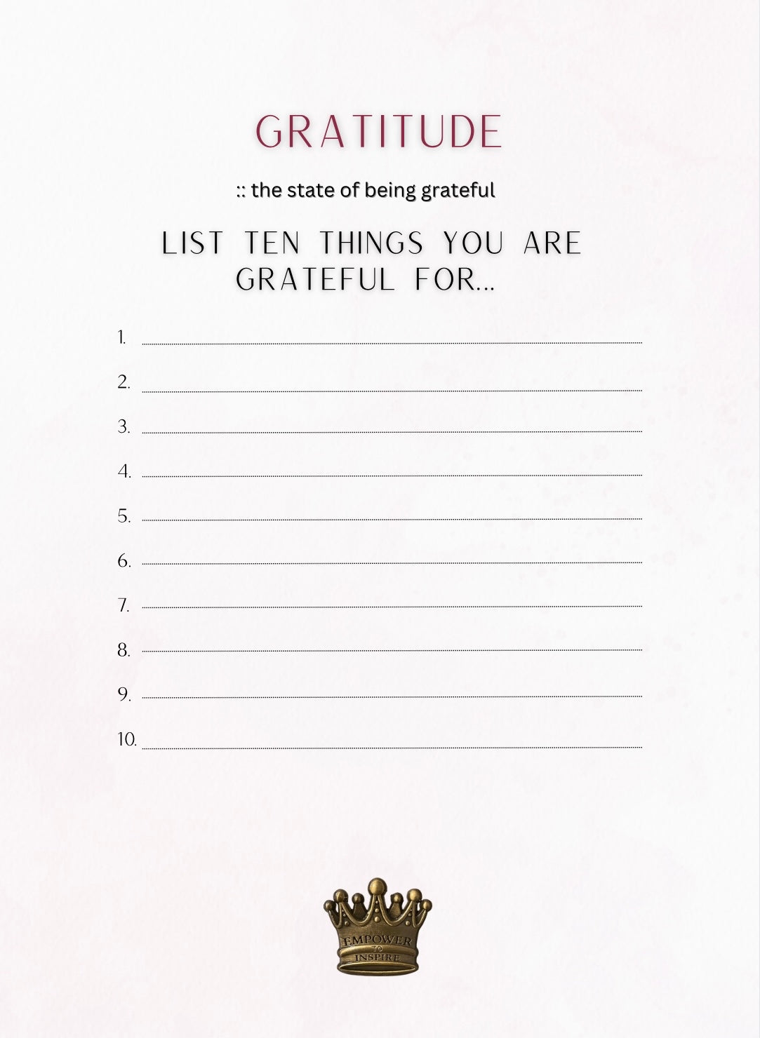 Gratitude Journals (6X9)